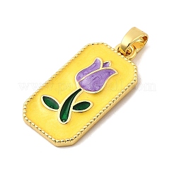 Латунь эмаль подвески&nbsp;KK-C134-41G