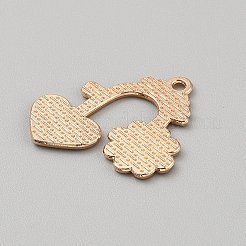 Подвески из сплава с эмалью на тему дня святого валентина&nbsp;FIND-CJC0437-007B-08