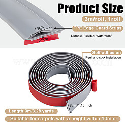 Самоклеящиеся защитные полосы из термопластичного эластомера&nbsp;DIY-WH0899-130A