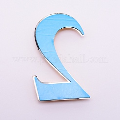 Пластиковые и ПВХ этикетки с номером&nbsp;X-KY-WH0023-B02-02