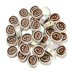 УФ-покрытие Радужные радужные акриловые эмалевые бусины&nbsp;OACR-G012-13A