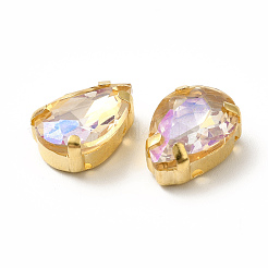 Эффект лунного света слеза пришить на горный хрусталь&nbsp;GLAA-P055-03B-G02