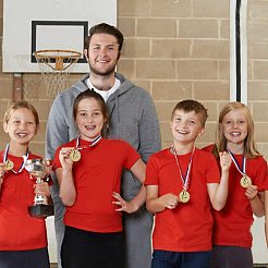 Футбольные медали из цинкового сплава&nbsp;NJEW-GA0001-01