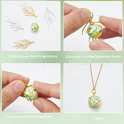 10шт 2 цвета латунные подвески&nbsp;KK-SC0006-70