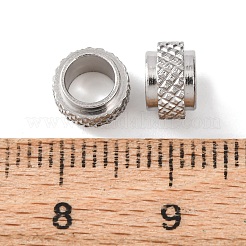 Европейские бусины из нержавеющей стали 201&nbsp;STAS-P239-25P