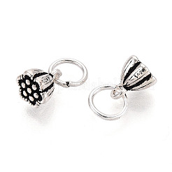 925 подвеска из стерлингового серебра в виде стручка лотоса.&nbsp;STER-T009-02AS