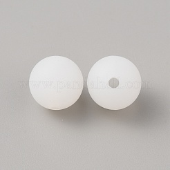 Светящиеся круглые бусины из пищевого силикона&nbsp;SIL-TAC0007-03A