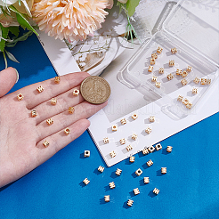 60 шт. Латунные дистанционные бусины&nbsp;KK-UN0005-43G