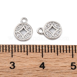 Латунные микро проложить кубического циркония подвески&nbsp;KK-P289-01P