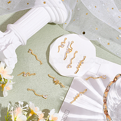 10шт 5 стиля латунные микропаве прозрачные кубические подвески из циркония&nbsp;KK-BBC0022-13