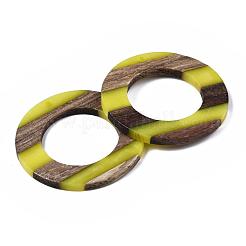 Подвески из смолы и ореха&nbsp;RESI-R428-02B