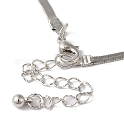 Браслеты из сплава со змеиной цепочкой и бантом&nbsp;AJEW-G059-04P