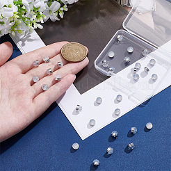 32 шт. Латунные гайки для ушей&nbsp;KK-ME0003-62P