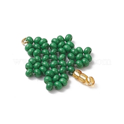 Подвески из стеклянных бусин ручной работы в виде деревьев&nbsp;PALLOY-MZ00848