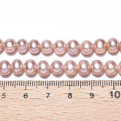 Нити из натурального культивированного пресноводного жемчуга&nbsp;PEAR-N016-06C-02