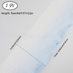 5 ярд полиэстеровой плиссированной кружевной ленты для отделки&nbsp;OCOR-GF0004-84D