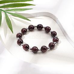 Гранат природный бисер нитей&nbsp;G-OC0001-25-10mm