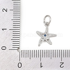 Латунные микропаве прозрачные кубические циркониевые подвески&nbsp;KK-G544-01P-04