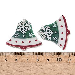 Подвески из непрозрачного акрила с принтом на рождественскую тематику&nbsp;LS-OACR-B037-01