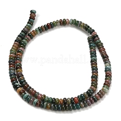 Природного индийского агата бисер нитей&nbsp;G-Z110-B38-2x4mm