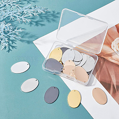 30шт 5 цвета латунные подвески&nbsp;KK-BC0002-16