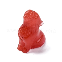 Украшения из синтетического вишневого кварцевого стекла&nbsp;DJEW-P019-A20