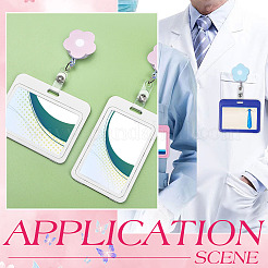 6 шт. 6-цветная акриловая выдвижная катушка для значков&nbsp;HJEW-MA00025