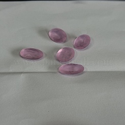 Кабошоны из матового стекла со стразами RGLA-G022-05B-223