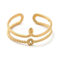 Кольца-манжеты из нержавеющей стали 304 с полым узлом для женщин&nbsp;STAS-D085-02G