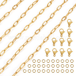 Набор для самостоятельного изготовления цепочек-скрепок из нержавеющей стали 304&nbsp;DIY-TA0009-54