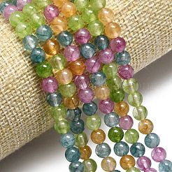 Натуральный Malaysia нефритовые бусы пряди&nbsp;G-L645-C01-6mm-10