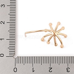 Фурнитура для сережек из латуни в виде цветка&nbsp;KK-N256-21G