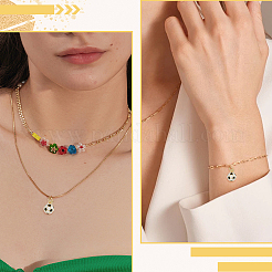 Кулоны с эмалью из латуни&nbsp;KK-SC0007-13