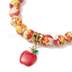 Сплав эмали шарм браслеты&nbsp;BJEW-JB12406