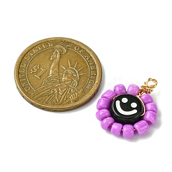 15 шт. подвески из акрилового стекла с бусинами&nbsp;PALLOY-MZ00294