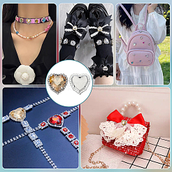 30шт латунь со стеклянными пришитыми стразами&nbsp;FIND-FG0004-73B