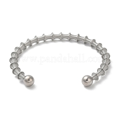 Открытый браслет-манжета из нержавеющей стали 304&nbsp;LS-BJEW-D021-01A-P