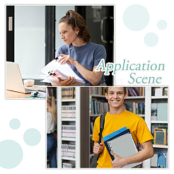 Пластиковые индексные листы-разделители для блокнотов с дисками&nbsp;LS-AJEW-WH0270-719A-03