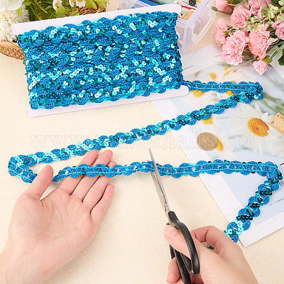 Бусины-пайетки из полиэстера&nbsp;OCOR-WH20012-13F-1