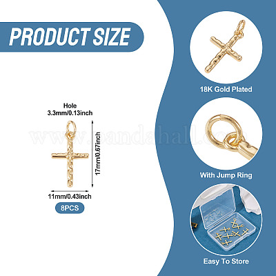 8шт латунные подвески&nbsp;KK-TA0002-50-1