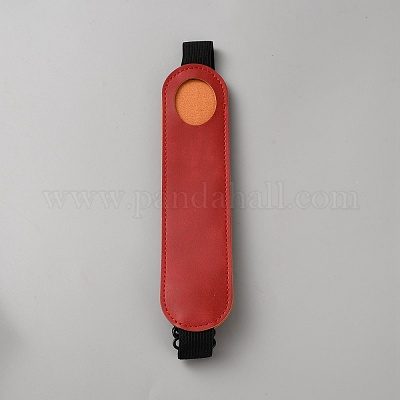 Чехол для ручки из искусственной кожи AJEW-WH0695-095C-1