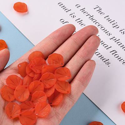 Прозрачные матовые акриловые подвески MACR-S371-02A-726-1