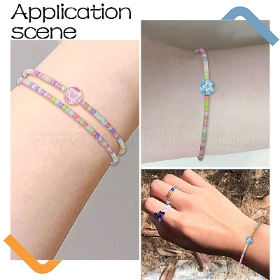 80 г 8 цвета краски для выпечки стеклянные бусины SEED-YW0002-47-1