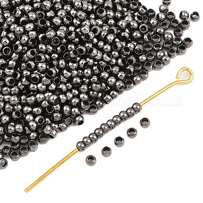 Зажимные бусины из латуни&nbsp;E002-B-1