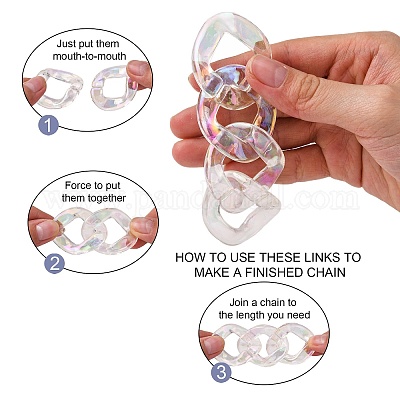 Прозрачные акриловые соединительные кольца&nbsp;LS-PACR-N010-038A-01-1