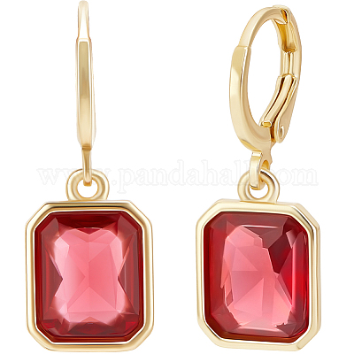 3 пара латунных сережек с люверсами&nbsp;EJEW-BBC0001-61A-1