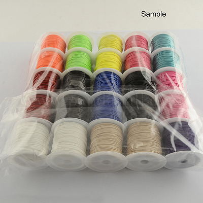 Корейская вощеной шнуры полиэфирные YC-R004-1.0mm-05-1