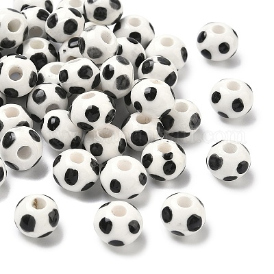 Фарфора ручной работы европейский бусины&nbsp;LS-PORC-C009-01F-1