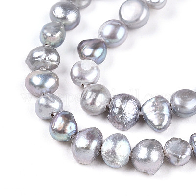 Нити из натурального культивированного пресноводного жемчуга PEAR-N014-04I-1