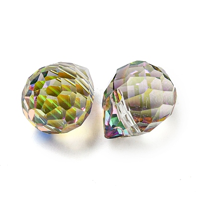 Гальваническим стеклянные бусины&nbsp;EGLA-K062-01A-FR02-1